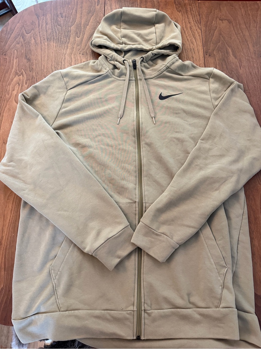 Nike Men's Zip-Up tHoodie Jacket in Olive Green (Tall)